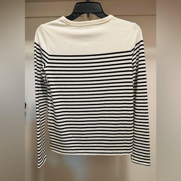 Elie Tahari Cream Textured Top - Picture 6 of 7